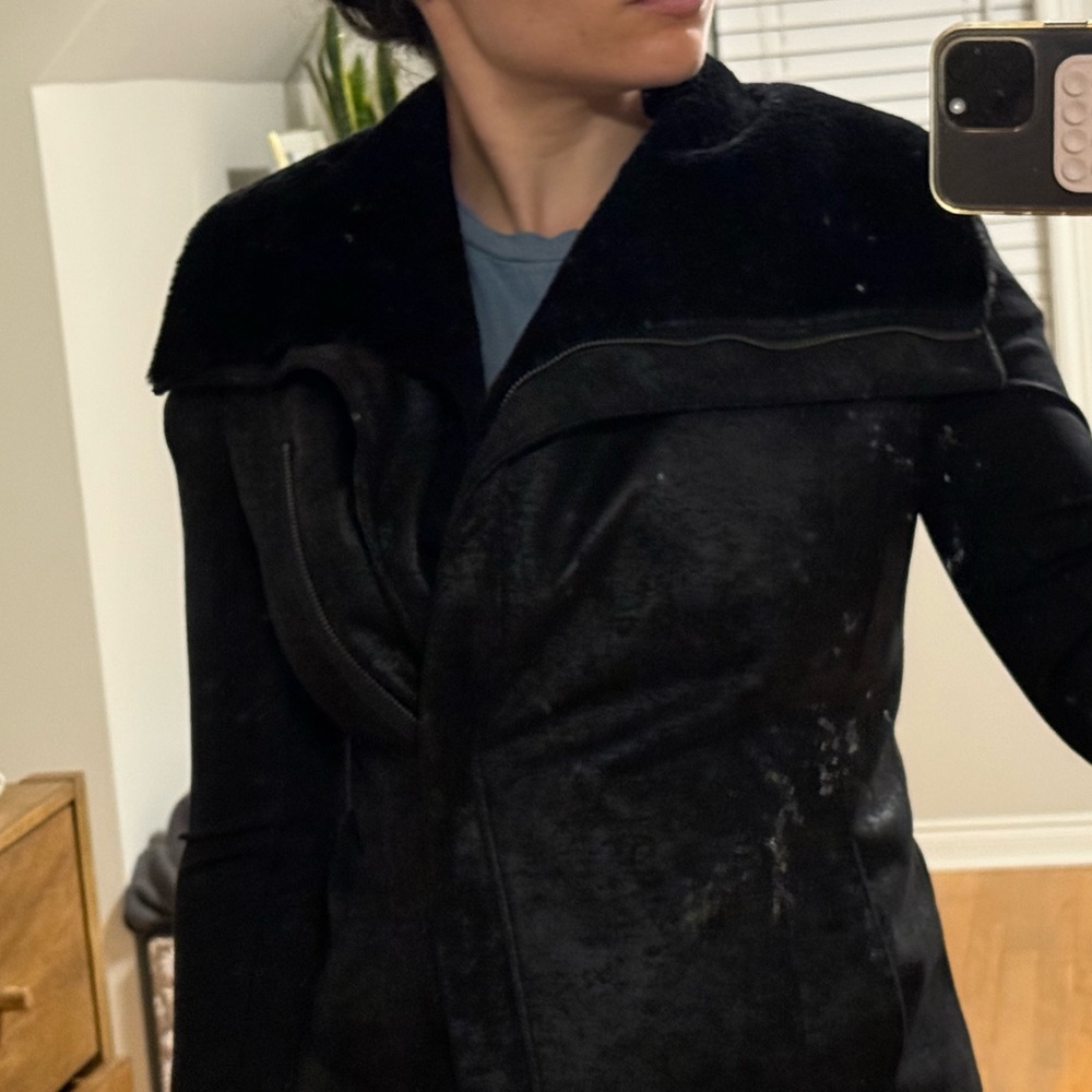 Armani Exchange Black Teddy Jacket